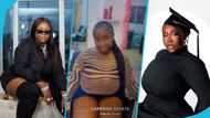 Maame Serwaa says she wants to enhance her body: "I have a small waist but my bosoms are too heavy"