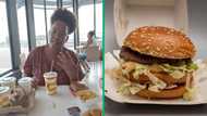 Man proposes to girlfriend with McDonald's burger: "He knows how much I love food"