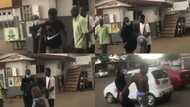 Yawa video drops as pregnant lady storms Legon to embarrass boyfriend who refused to accept pregnancy