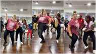 How did she do it? - Plus-size white lady steals show at gathering, shows sweet dance moves in video