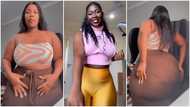 Plus-size lady shakes her super heavy behind as she shows off her dance moves; video leaves fans drooling