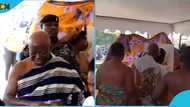 Ghana Election 2024: Otumfuo casts his vote, gets a rousing welcome, Napo accompanies him