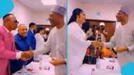 Agradaa, Salifu Amoako rejoice as Muntaka Mubarak presents complimentary cards to prominent pastors