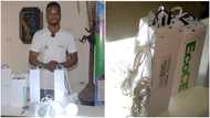Robert Nsoh: GH engineer builds power bank for laptops, phones, light bulbs; photos emerge