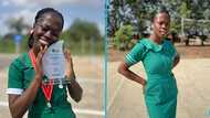 Hardworking Ghanaian lady honoured as best Nurse Assistant Clinical by NMC