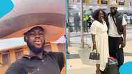 Ghanaian man who used to prepare palm oil with his mum travels abroad, shares his emotional story