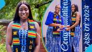 Otumfuo's daughter graduates from college, charms peeps with her beauty: "Lady Julia's photocopy"