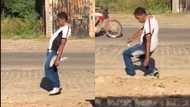 Video of heavily drunk man struggling to find his direction on wide street stirs reactions