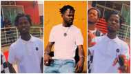 Fameye's lookalike joins the lookalike trend as he is seen with the trending group