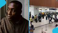 Ghanaian man returning to Ghana goes mad at the Netherlands airport