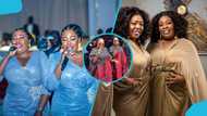 Tagoe Sisters steal show with matching outfits and braided updos at Ernest Kumi's one week, video