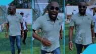 GH tycoon Despite attempts to run as he storms playground in simple jeans: "He doesn't look 60"