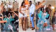 Francey22: First video of Tracey Boakye at her traditional wedding with her fiancé emerges