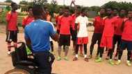 Photos and video of Coach Sympathy who was crippled at age 9 until Nana Ama McBrown ‘saved’ him