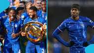 Expensive joke: Chelsea players 'mock' Arsenal with Noni Madueke after Club World Cup win
