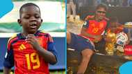 Lamine Yamal's popular little brother claims World Cup trophy in a heartwarming moment, video emerges