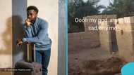 Man after 7 years abroad sends money for house project, relative squanders it, video evokes sorrow