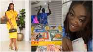 Jackie Appiah Chills With Friends In Grand Mansion; They Play Ludo With Cash