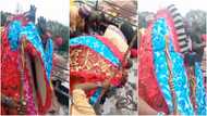 Reactions as masquerade leads his followers in Muslim prayer in funny video