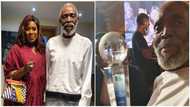 Pale-looking Nigerian actor Olu Jacobs breaks hearts with new photo, wins lifetime achievement award