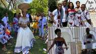 Proud daughter shares stunning pics of parents' white and gold wedding, Social media swoons