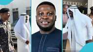 Dr Amoakohene warms hearts with his outfit on Eid al-Adha, Ghanaians give him a new name
