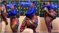 Tall man bounces plus-size lady as he lifts her in trending video; peeps perplexed