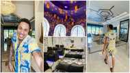 Actor Rotimi Gives Grand Tour of Palatial Mansion Where He's Hosting Family, Friends
