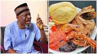 2023 budget: A.B.A Fuseini storms Parliament with kenkey and fish to show ‘true state of economy’