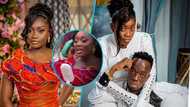 Akwaboah's Wedding: Singer's wife proves she is a true fan on wedding day, video melts hearts