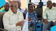 Afenyo-Markin shares proud moment with his mother as he commissions a new court in his constituency