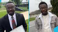 Ghanaian man overjoyed after securing US citizenship: "It's the doing of the Lord"