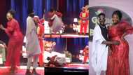 Hilarious video of Ali and Shemima falling on stage after he tried to carry her goes viral
