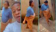 "Labour pain is not for the weak": Pregnant woman paces around compound, video stirs emotions