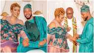 Bridget Otoo's husband speaks for the 1st time after their marriage, shares more unseen photos from wedding