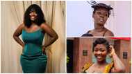 Onua FM presenter Felicia Osei looks regal in a skintight African print dress