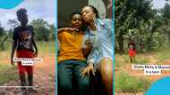 Shatta Wale's son Majesty visits Michy's farm, Ghanaians compare him to his father
