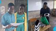 Students of Swedru School of Business put a smile on the face of their teacher