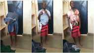 Man caught stealing meat; hides it under his shirt like bulletproof in photos