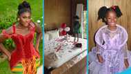 Fella Makafui celebrates Island's 4th birthday at Safari Valley, well-decorated room excites fans, video