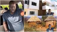 Abroad-based man shows disappointment at house his relatives built for him in Africa