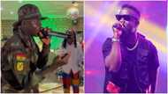 Talented GH soldier moves crowd with powerful performance like Sarkodie in video; many excited