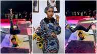 Akuapem Poloo dances like Cardi B on stage, video triggers reactions from netizens: "Ei, what dey happen?"