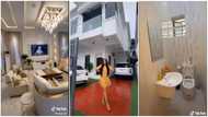 Woman flaunts her opulent mansion with luxurious living room, many are impressed with how gorgeous it looks