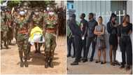 Emotional pictures surface as young Ghanaian soldier who died in Ashaiman is laid to rest