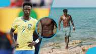 Vinicius Jr's new look with waist beads leaves fans talking (Photo)