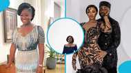 Chivido 2025: Akufo-Addo's pretty daughter attends Davido and Chioma's white wedding in chic outfit