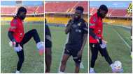 Thomas Partey teases goalkeeper Ati Zigi in funny video