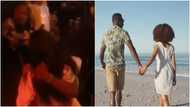 Lady Goes on Her Knees to Proposes Marriage to Boyfriend; he says yes