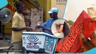 “Left Western to Sell Fan Ice”: Obroni spotted selling FanMilk on Ghana street, video